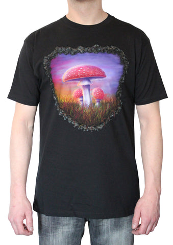 MUSHROOM T-Shirt - Black