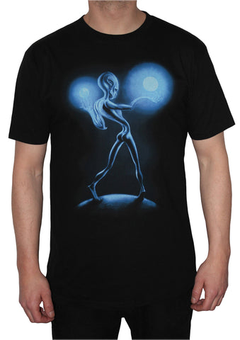 SIS (Blue Version) T-Shirt - Black
