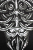 TRIBAL SKULL B&W T-Shirt - Black