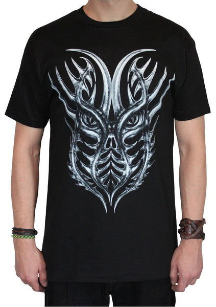 Sting Skull T-Shirt - Black