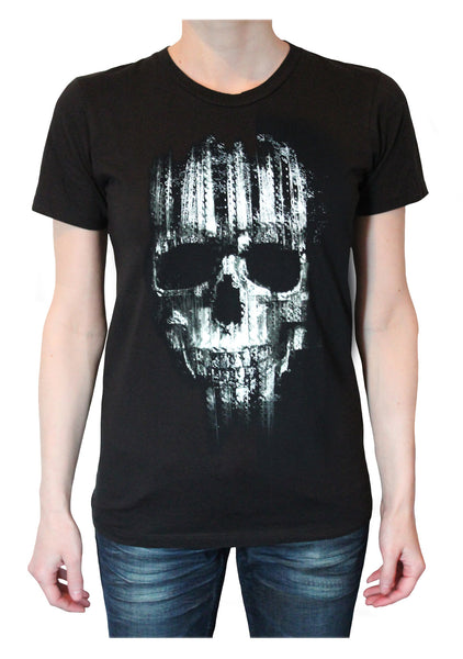 DIGI SKULL T-Shirt - Black